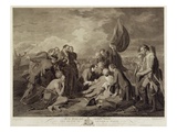 The Death of General Wolfe (1727-59)  Engraved by William Woollett (1735-85) C1776 (Engraving)