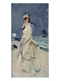 Camille on the Beach  1870-71 (Oil on Canvas)