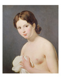 Portrait of a Young Girl C 1795 (Oil on Canvas)