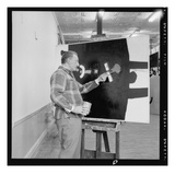 Adolph Gottlieb (1903-74) in His Studio (Photo)