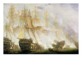 The Battle of Trafalgar  C1841 (Oil on Canvas)