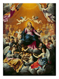 Coronation of the Virgin (Oil on Canvas)