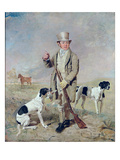 Richard Prince  with Damon  the Late Colonel Mellish's Pointer (Oil on Canvas)