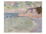 Cliffs and the Porte D'Amont  Morning Effect  1885 (Oil on Canvas)