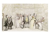 Viewing at the Royal Academy  C1815 (Pen  Ink and W/C on Paper)