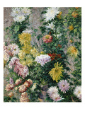 White and Yellow Chrysanthemums  1893 (Oil on Canvas)