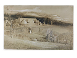 The Valley of Vision (Brush  Ink Wash  Bodycolour and Graphite on Paper)
