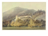 Santa Lucia  a Convent Near Caserta  C1795 (W/C over Pencil on Paper)