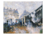 The Pont De L'Europe  Gare Saint-Lazare  1877 (Oil on Canvas)