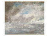 Cloud Study  C1821 (Oil on Paper Laid on Card)