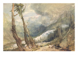 Mere De Glace  in the Valley of Chamouni  Switzerland  1803