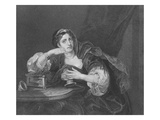 Sigismonda with the Heart of Her Husband  Engraved by TW Shaw  from 'The Works of Hogarth'
