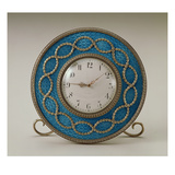 Faberge Timepiece  C1890 (Silver-Gilt and Enamel)
