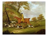 Huntsman and Hounds  1809 (Oil on Canvas)