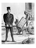 The New Victory Chariot'  Caricature from 'Le Charivari'  20 February  1871 (Litho)