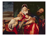 The Mystic Marriage of Saint Catherine  1505/8 (Oil on Panel)