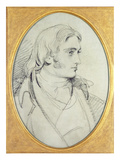 Portrait of William Lock Ii (1767-1847) of Norbury Park  Surrey  C1800 (Oiled Charcoal on Canvas)