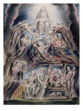 Illustrations of the Book of Job  Pl3 (Page 2): Satan before the Throne of God