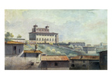 Villa Medici  Rome  C1776 (Oil on Paper)