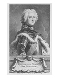 Friedrich Ii  King of Prussia  Engraved by Georg Friedrich Schmidt  1746 (Engraving)