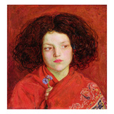 The Irish Girl  1860 (Oil on Canvas Laid Down on Board)