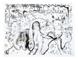 American Indian Map (Litho)