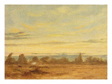 Summer - Evening Landscape (Oil on Canvas)