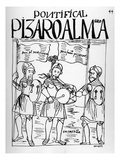 Diego De Almagro and Francisco Pizarro in Castile (Woodcut)