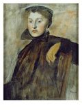 Study for a Portrait of a Lady  1867 (Oil on Canvas) (See also 154492 for Unframed Version)