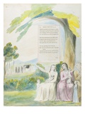 Elegy Written in a Country Church-Yard'  Design 114 from 'The Poems of Thomas Gray'  1797-98