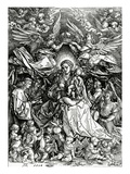 The Coronation of the Virgin and Child  1518 (Woodcut)