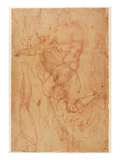 Figure Study (Red Chalk on Paper)