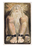 A Naked Man with a Long  White Beard  Plate 3 from 'The First Book of Urizen'  1794