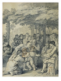 The Indians Delivering Up the English Captives to Colonel Bouquet Near His Camp