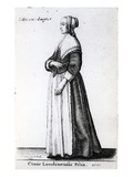 London Citizen's Daughter  1643 (Etching)