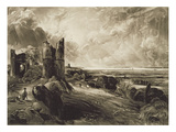 Hadleigh Castle  Engraved by David Lucas (1802-81) C1832 (Mezzotint with Etching)