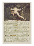 Ages on Ages Roll'D over Him'  Plate 9 from 'The First Book of Urizen'  1794