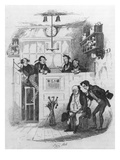 Mr Pickwick and Sam in the Attorney's Office  Illustration from 'The Pickwick Papers'