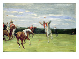 Polo Player in Jenischpark  Hamburg  1903 (Oil on Canvas)