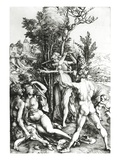 Hercules at the Crossroad  1498 (Engraving)