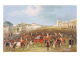 Epsom Races: the Race over (Oil on Canvas)