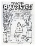 Captain Ruminavi Presents Francisco Pizarro and Diego De Almagro with Two Women (Woodcut)