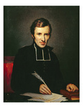 Portrait of the Abbot of Lamennais  1827 (Oil on Canvas)