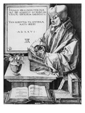 Desiderius Erasmus (1466-1536) of Rotterdam  1526 (Engraving)