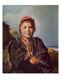 Fisher Boy (Oil on Canvas)