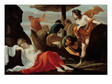 Bacchus Discovering Ariadne on Naxos (Oil on Canvas)