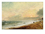 Hove Beach  C1824 (Oil on Paper on Panel)
