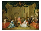 The Beggar's Opera  Scene Iii  Act Xi  1729 (Oil on Canvas)