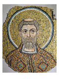 St Ursicinus: Fragment of a Mosaic from the Basilica Ursiana  the Former Cathedral of Ravenna