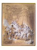 The Wedding Night (Watercolour and Ink on Paper)